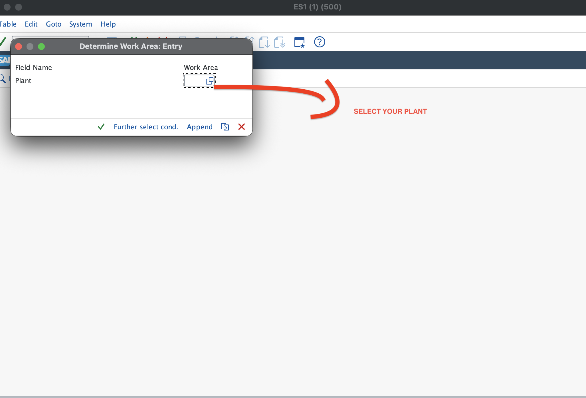 SAP storage location link to plant