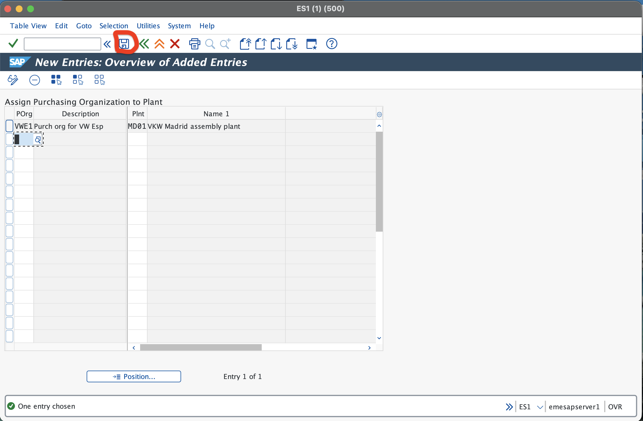 assigning purchasing org to plant in SAP