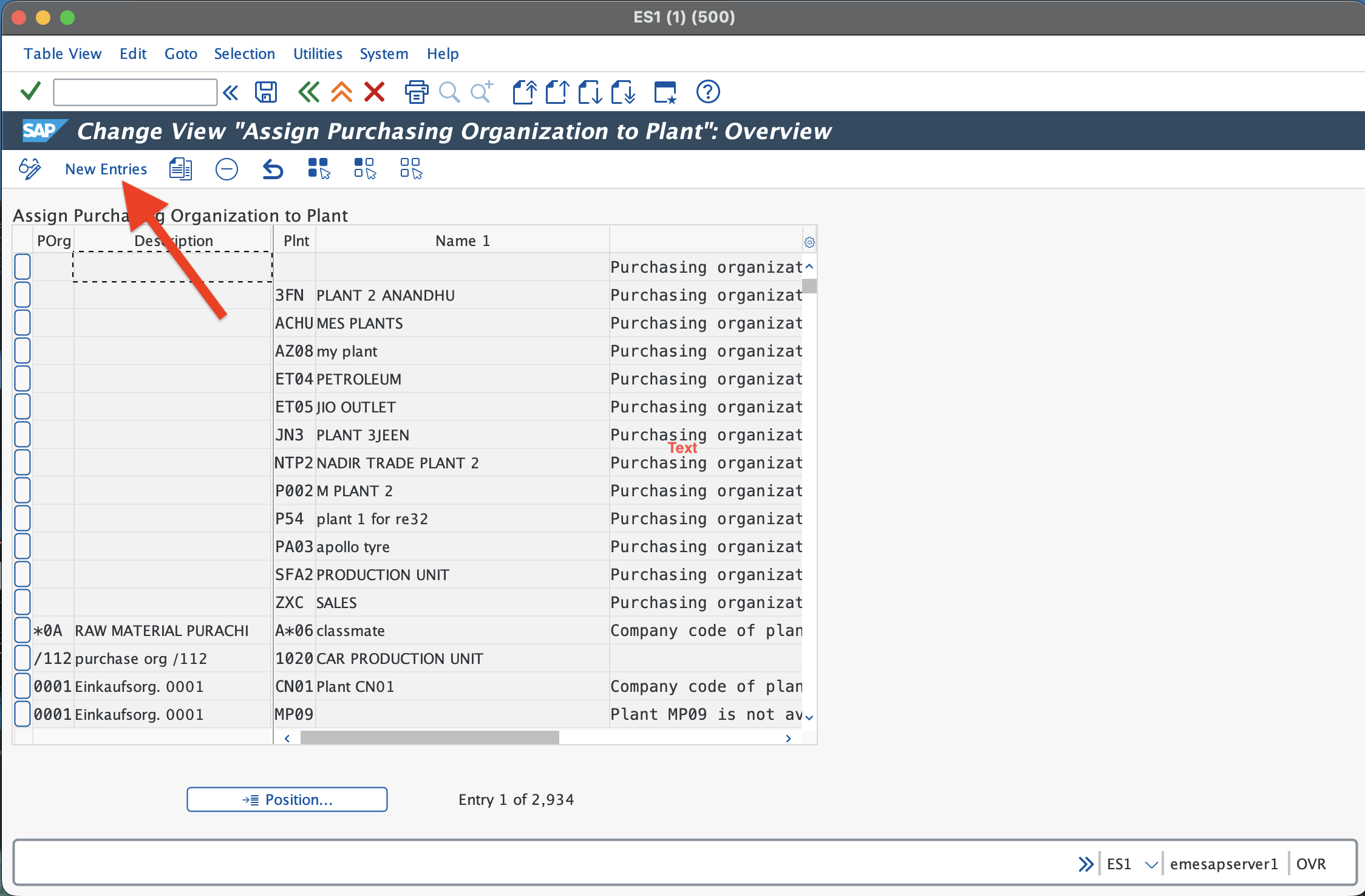 assigning purchasing org to plant in SAP